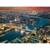 Puzzle 2000 pièces : Vue aérienne de Londres - Clementoni