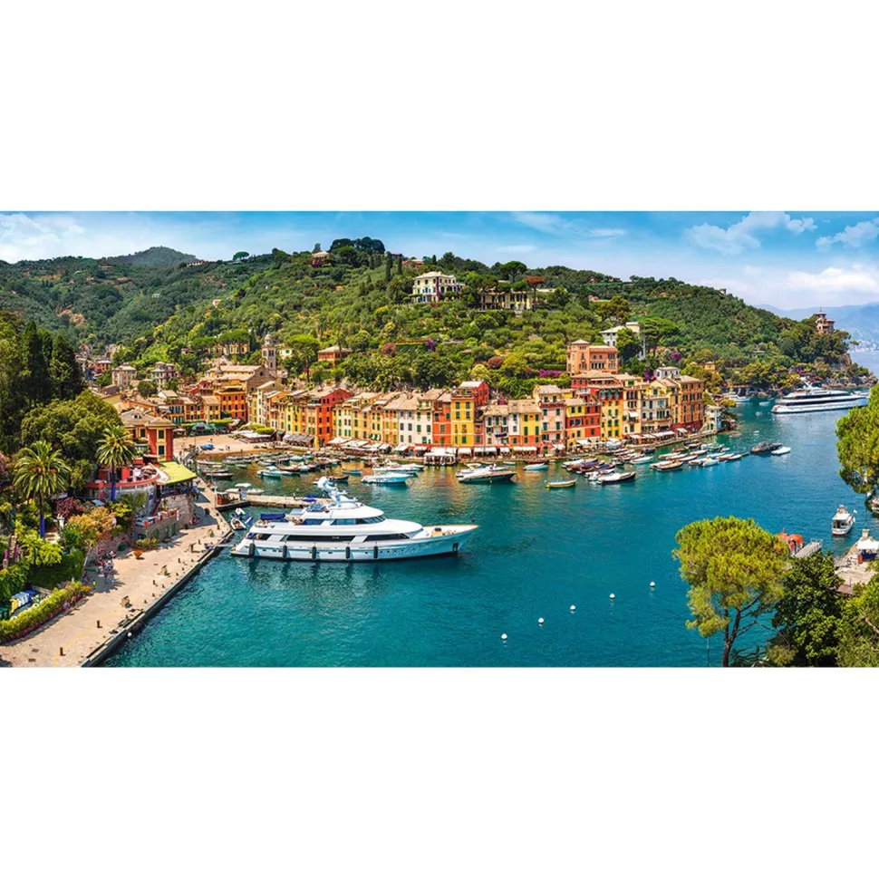 Puzzle 4000 pièces : Vue de Portofino - Castorland