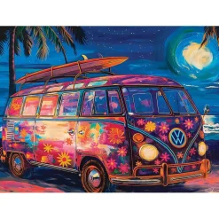 Puzzle 1000 pièces : VW Beach Fun - Eurographics
