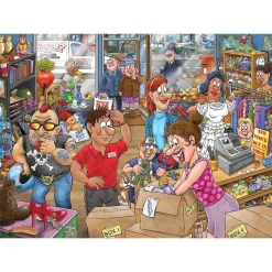 Puzzle 1000 pièces : Wasgij Mystery 29 - Débâcle des dons ! - Jumbo