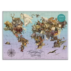 Puzzle 1500 pièces : Wendy Gold, Espèces menacées - Galison