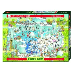 Puzzle 1000 pièces : Zoo, habitat polaire - Heye