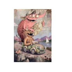 Puzzle 2000 pièces : Zozoville : Road Trippin - Heye