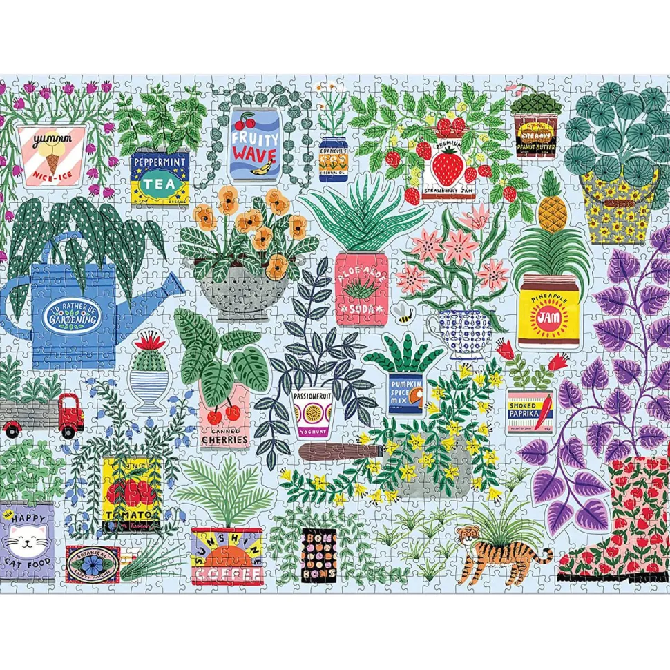 Puzzle 1000 pièces avec pieces forme : Planter Perfection - Galison