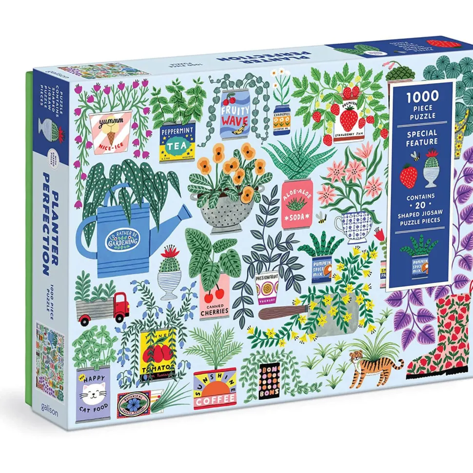Puzzle 1000 pièces avec pieces forme : Planter Perfection - Galison