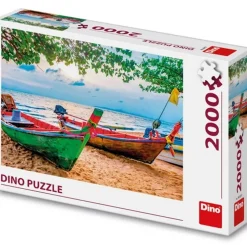 Puzzle 2000 pièces: Bateau de pêche - Dino