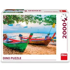 Puzzle 2000 pièces: Bateau de pêche - Dino