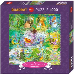 Puzzle 1000 pièces Carré Mordillo : Wildlife - Heye