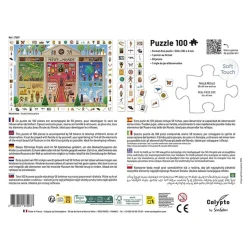 Puzzle 100 pièces Cherche et trouve - Le Musée du Monde - Sentosphère