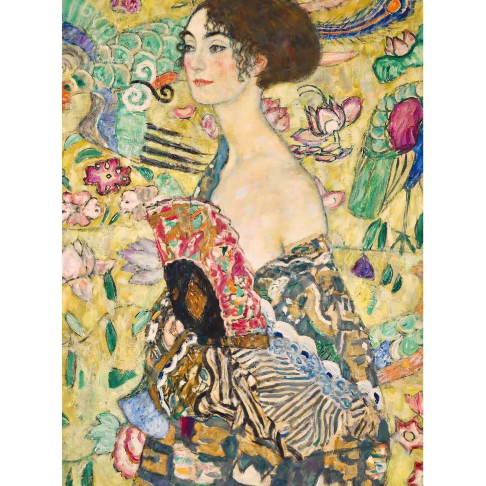 Puzzle 1000 pièces Collection Art : Dame à l'éventail - Trefl