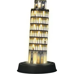 Puzzle 216 pièces 3D : Night Edition : Tour de Pise - Ravensburger