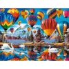 Puzzle 1000 pièces en bois : Ballons colorés - Trefl