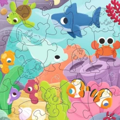 Puzzle 22 pièces en bois : Monde sous-marin - Ravensburger