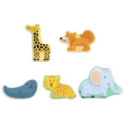 puzzle 22 pièces en bois : Puzzlo Animo - Djeco