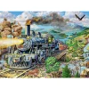 Puzzle 505 pièces/50 formes en bois : Chemin de Fer - Wooden City