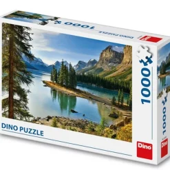 Puzzle 1000 pièces: Lac de Maligne - Dino