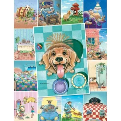 Puzzle 500 pièces Larges : La vie de chien - Eurographics