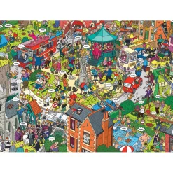 Puzzle 500 pièces Larges : Qu'est-ce qui pourrait arriver ? Par Martin Berry - Eurographics