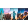 Puzzle 1000 pièces panoramique : Les monuments de New York - Nathan