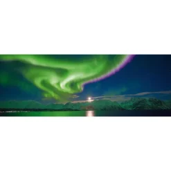 Puzzle 1000 pièces panoramique : La lumière polaire - Heye