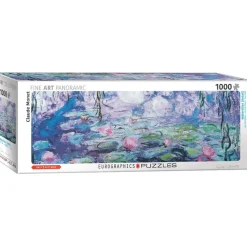 Puzzle 1000 pièces panoramique : Claude Monet : Les Nymphéas - Eurographics