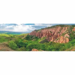 Puzzle 1000 pièces Panoramique : Ravin gorge - Dino