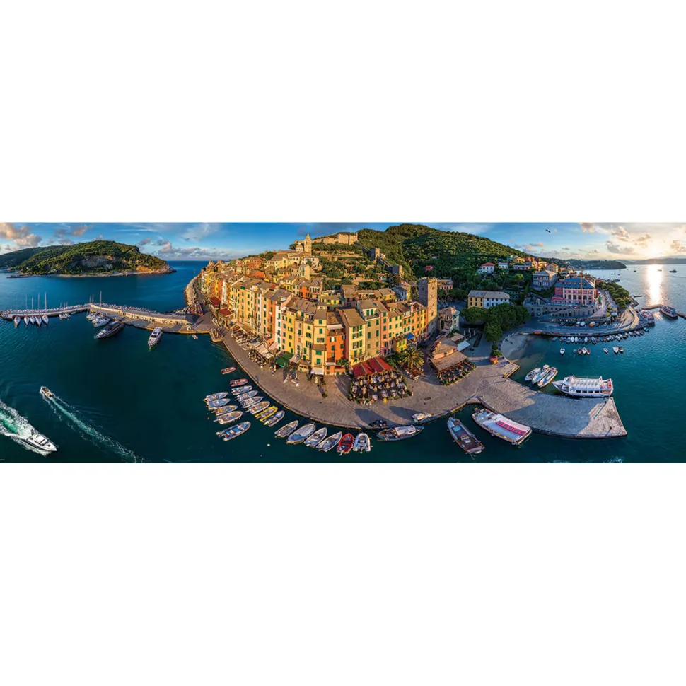 Puzzle 1000 pièces panoramique : Porto Venere, Italie - Eurographics