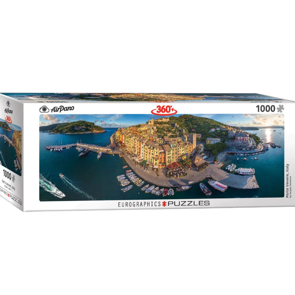 Puzzle 1000 pièces panoramique : Porto Venere, Italie - Eurographics
