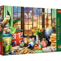 Puzzle 1000 pièces Premium Plus : Tout ce qui est britannique - Trefl