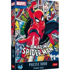 Puzzle 1000 pièces Premium Plus : Spiderman / Marvel Heroes - Trefl