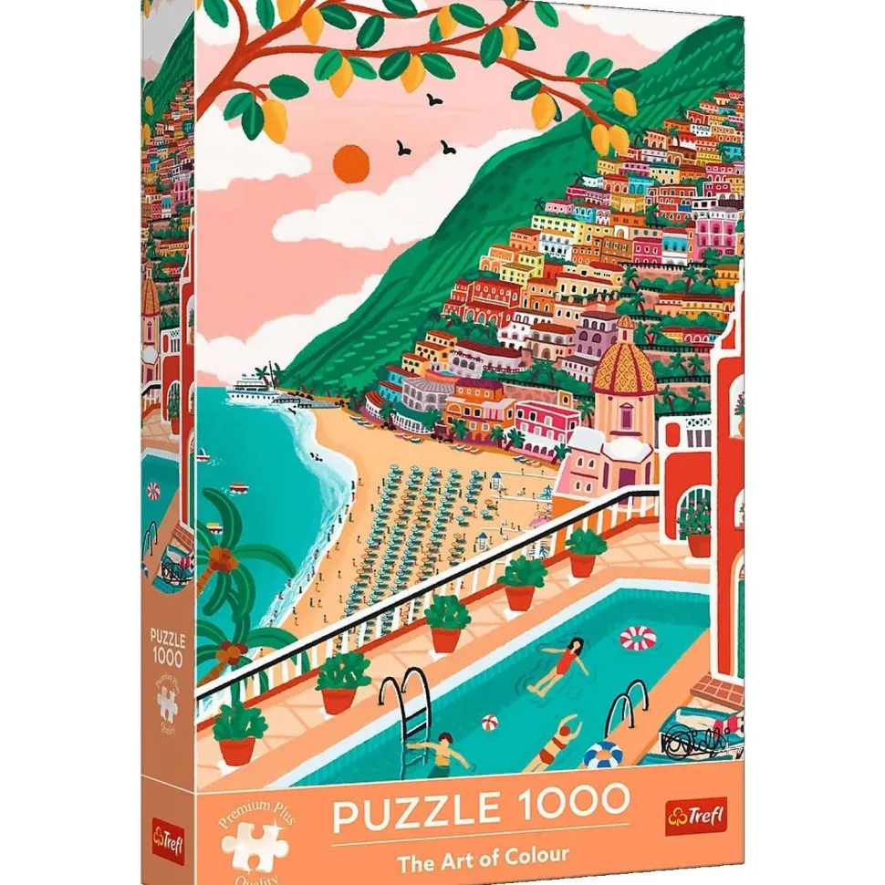 Puzzle 1000 pièces Premium Plus : Positano, Italie - Trefl