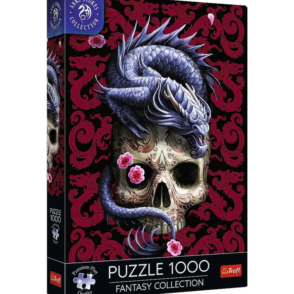 Puzzle 1000 pièces Premium Plus : Dragon Oriental - Fantasy Collection - Trefl