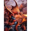 Puzzle 1000 pièces Premium Plus : Dragon de Feu - Fantasy Collection - Trefl