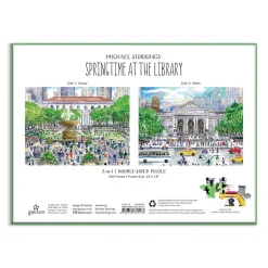 Puzzle 500 pièces :Printemps à la bibliothèque, Michael Storrings - Galison
