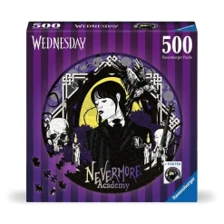 Puzzle 500 pièces rond : Mercredi - Ravensburger