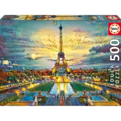 Puzzle 500 pièces :Tour Eiffel - Educa