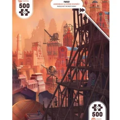 Puzzle 500 pièces TWIST : Ville Antique - Iello