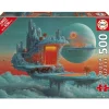 Puzzle 500 pièces XL : PLANÈTE DE FEU ET DE GLACE - Educa