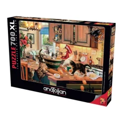 Puzzle 700 pièces XXL : Cuisine pour chatons - Anatolian