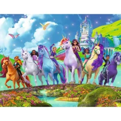 Puzzle 200 pièces XXL : La magie de l'école des licornes - Ravensburger