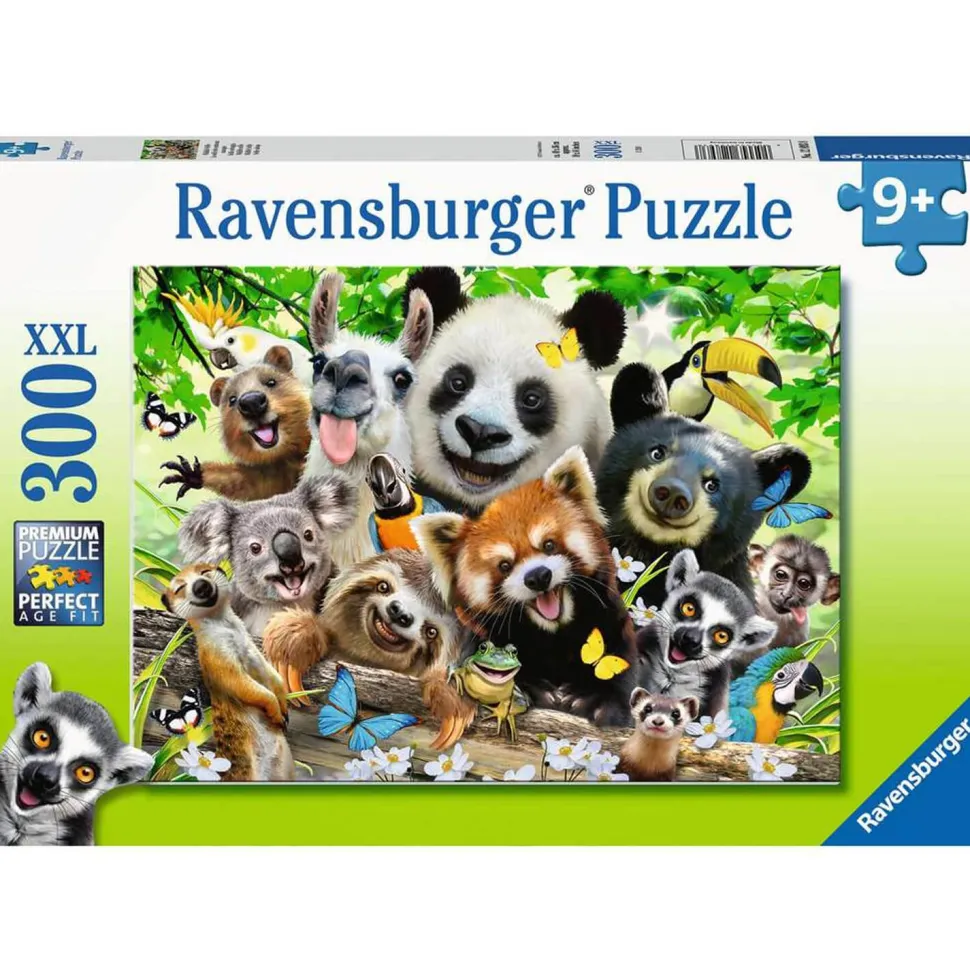 Puzzle 300 pièces XXL : Le selfie des animaux sauvages - Ravensburger