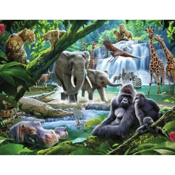 Puzzle 100 pièces XXL : Les animaux de la jungle - Ravensburger