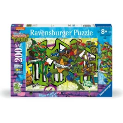 Puzzle 200 pièces XXL : Les tortues invincibles ! - Ravensburger