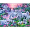 Puzzle 150 pièces XXL - Licornes au coucher de soleil - Ravensburger