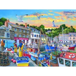 Puzzle 500 pièces XXL : Pêche du jour - The House Of Puzzle