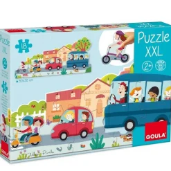 Puzzle 18 pièces XXL : Véhicules - Goula