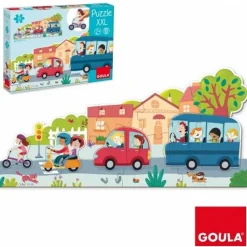 Puzzle 18 pièces XXL : Véhicules - Goula