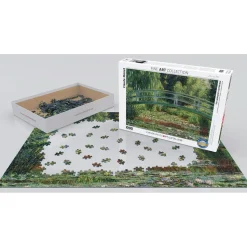 Puzzle 1000 pieces : La passerelle japonaise, Claude Monet - Eurographics