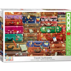 Puzzle 1000 pieces : Valises de voyage - Eurographics