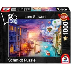 PUZZLE 1000 PIECES : VENISE - NUIT ET JOUR - Schmidt